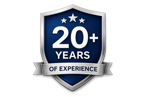 20 + Years experience